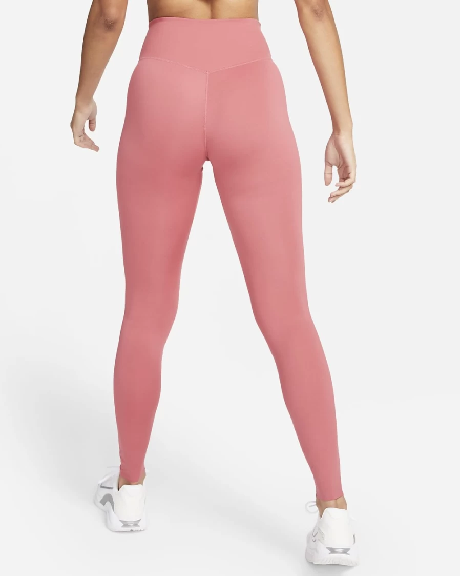 Nike One Luxe Women's Mid-Rise Leggings in Archaeo Pink/Clear - Comfortable & Stylish Workout Leggings