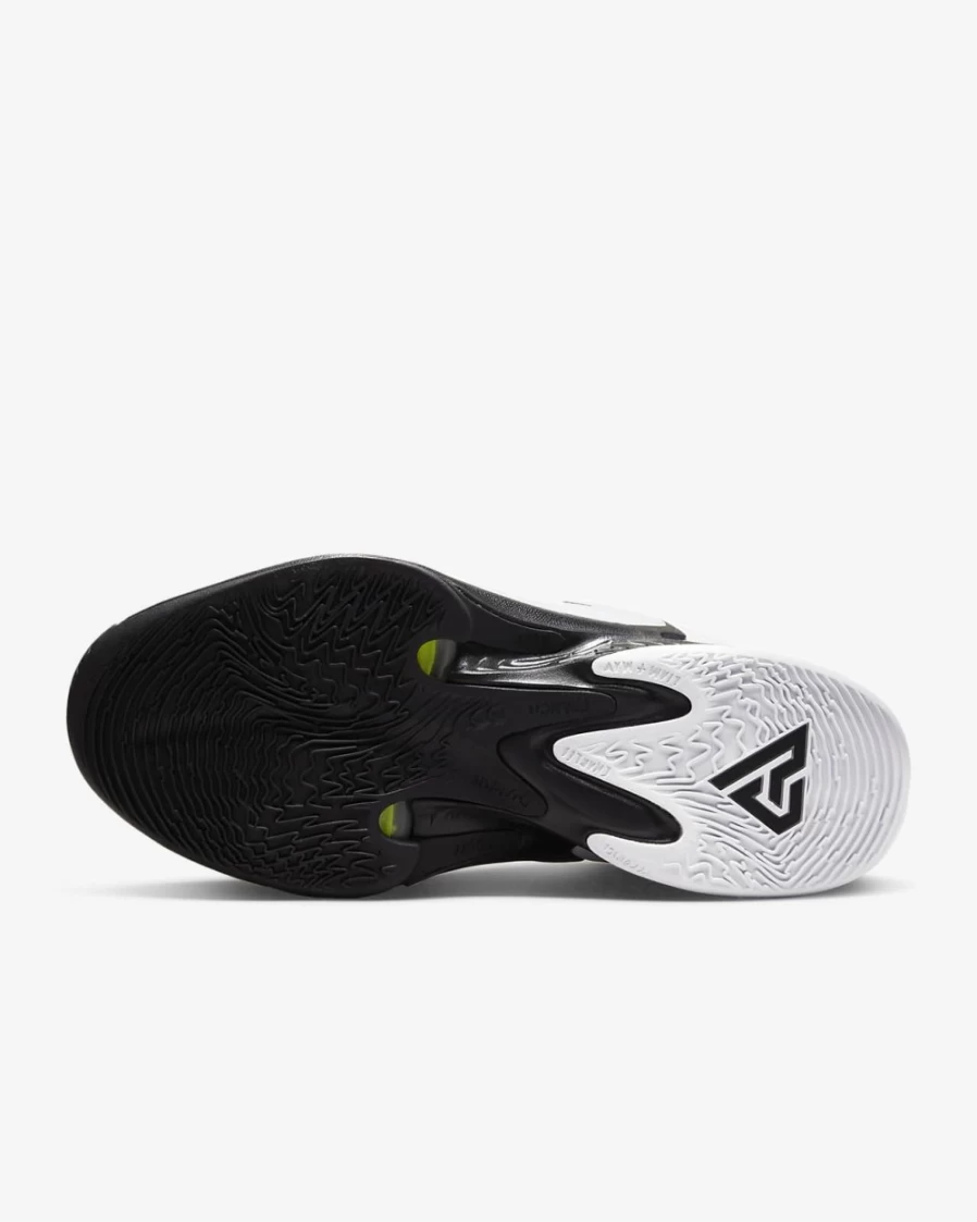 Nike Zoom Freak 4 Team Basketball Shoes for Men & Women - White/White/Black
