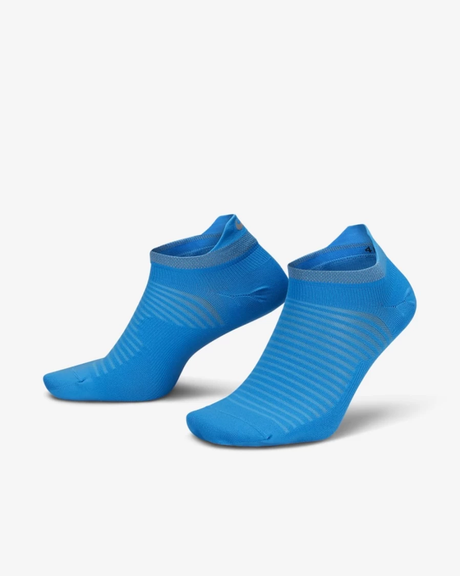 Nike Spark Lightweight No-Show Running Socks for Men & Women - Photo Blue