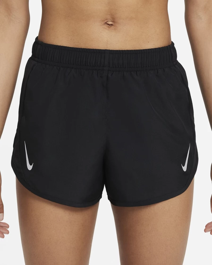 Nike Dri-FIT Tempo Women's Running Shorts - Black, Brief-Lined, Moisture-Wicking for Comfort
