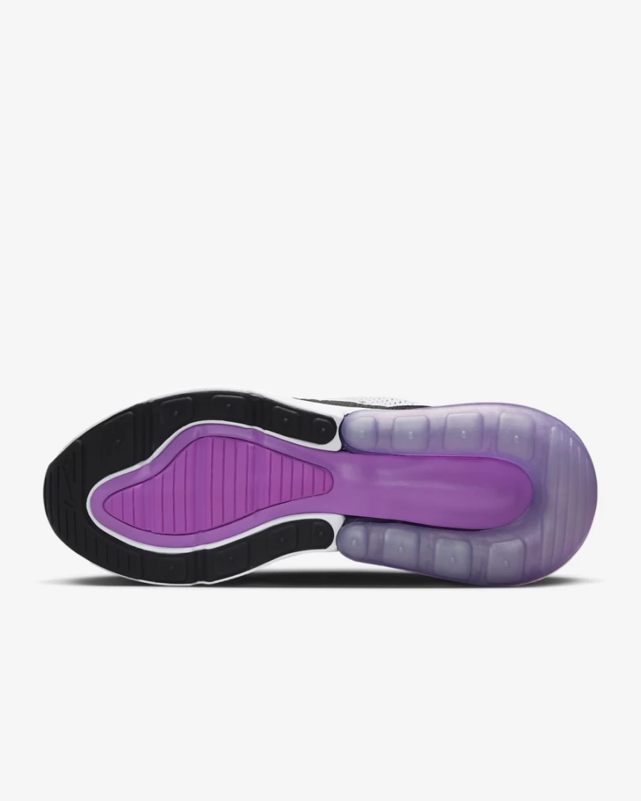 Nike Air Max 270 Women's Running Shoes - White/Fuchsia Dream/Black