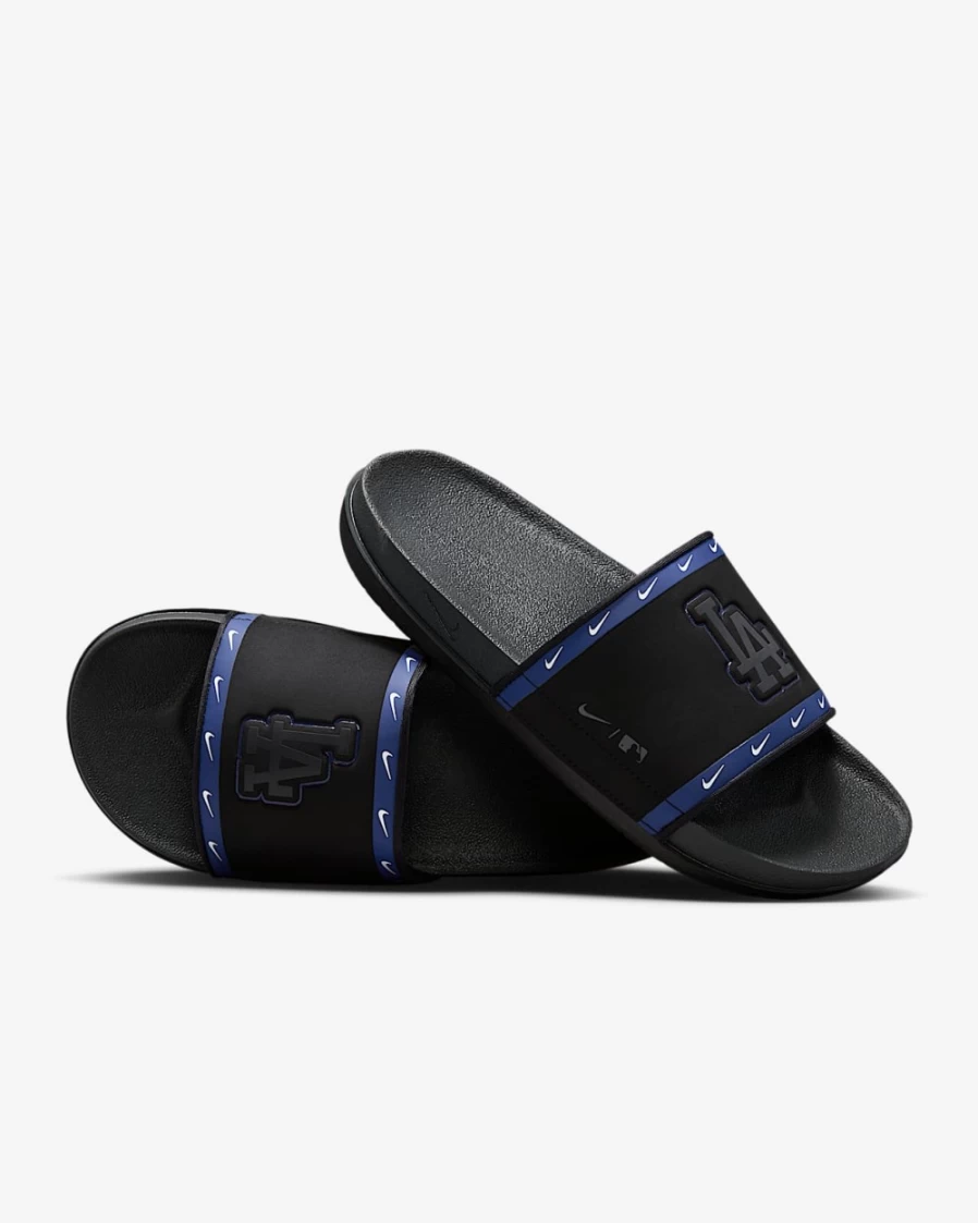 Nike Offcourt Slide MLB Los Angeles Dodgers Black/Blue/White Men's & Women's Sandals