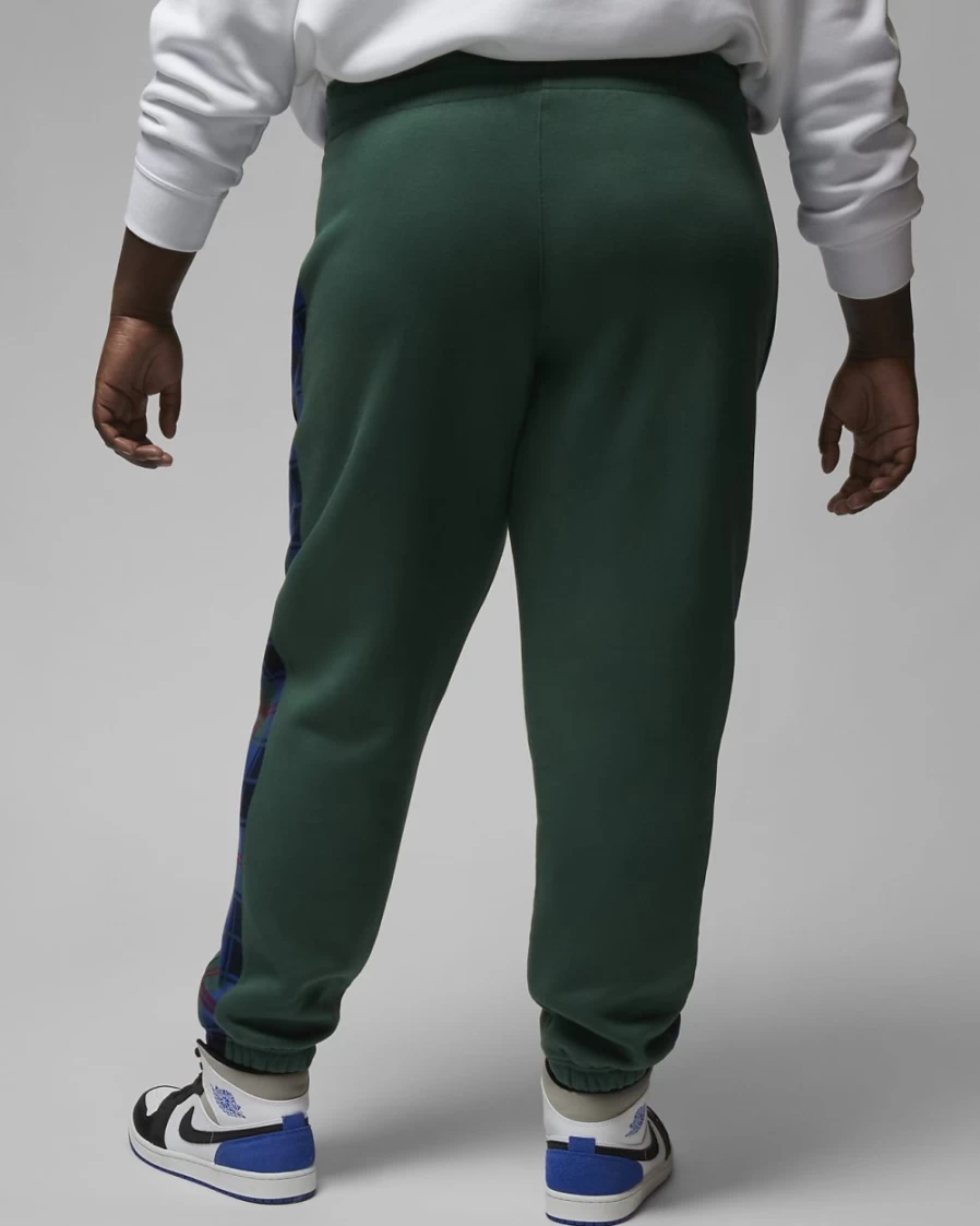 Nike Jordan Brooklyn Fleece Women's Pants - Noble Green/Rattan, Plus Size Comfort & Style