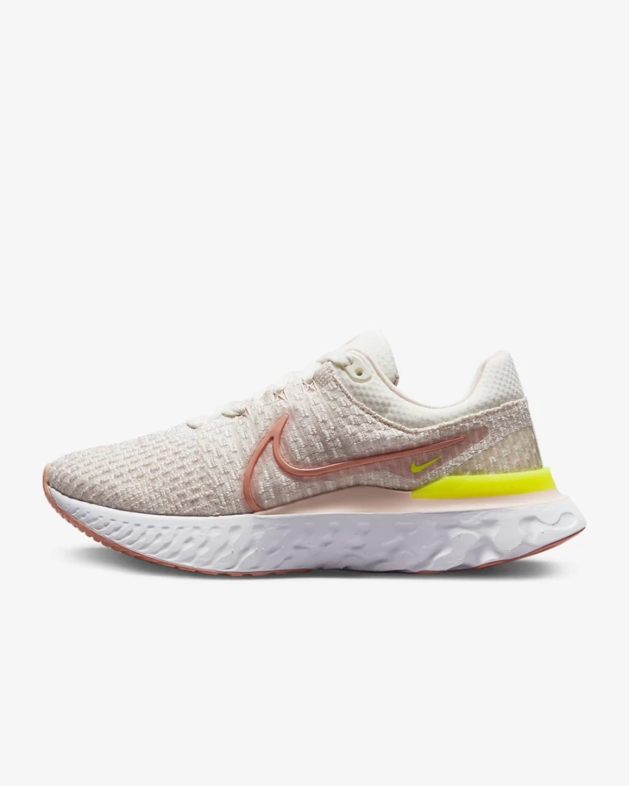 Nike React Infinity 3 Women's Road Running Shoes - Sail/Atmosphere/Pink Oxford Style