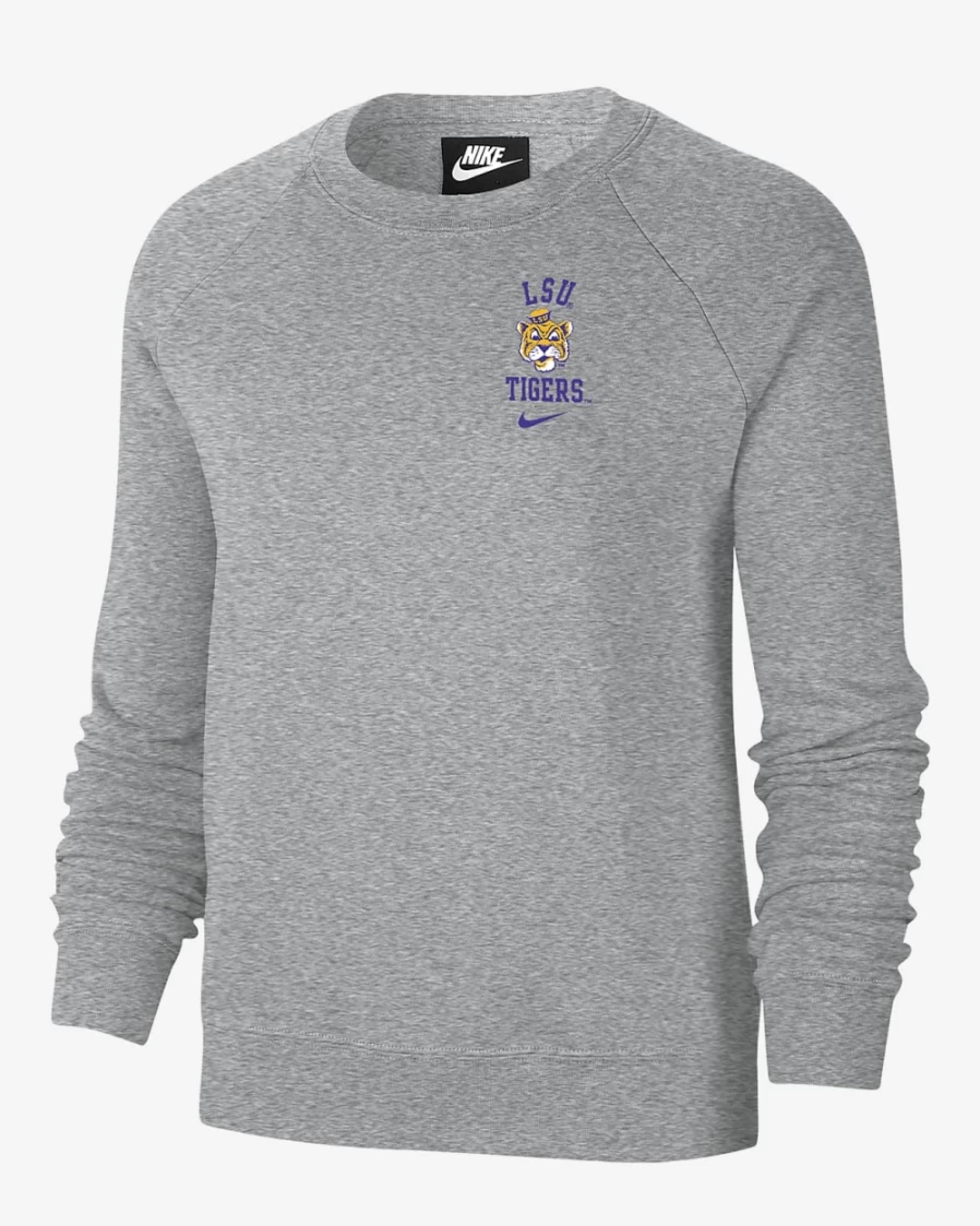Nike LSU Tigers Team Maroon Fleece Sweatshirt for Women