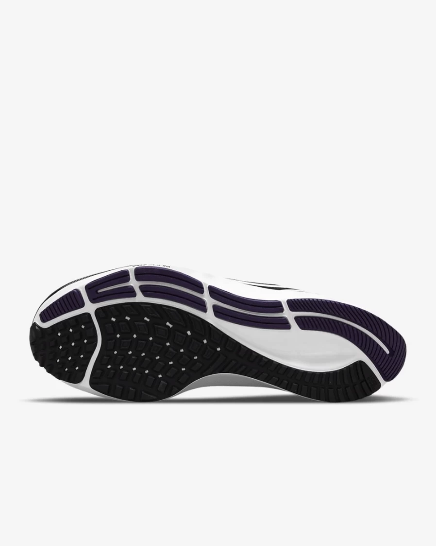 Nike Pegasus 38 Men's & Women's Running Shoes - Black/New Orchid/Ochre/White (NFL Baltimore Ravens Edition)