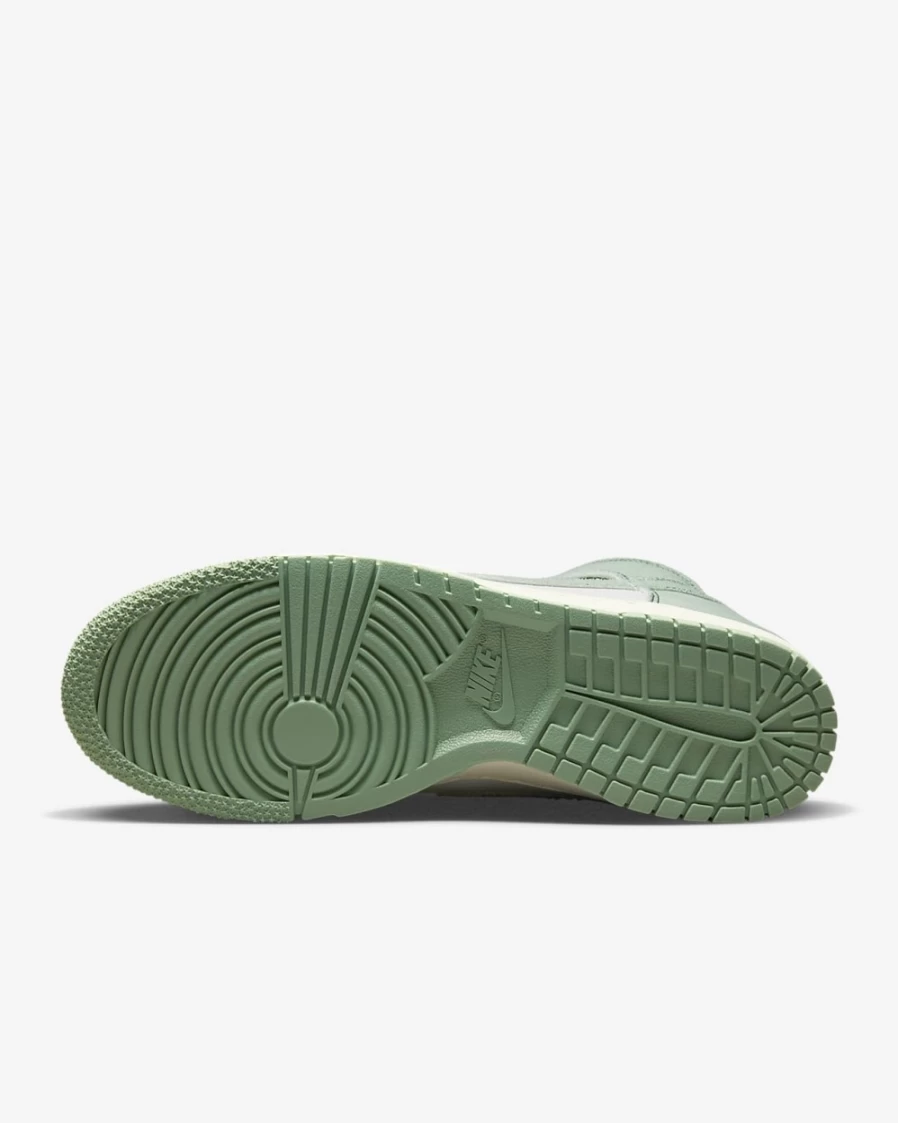 Nike Dunk High 1985 Women's Shoes - Enamel Green/Summit White/Pro Green Retro Sneakers