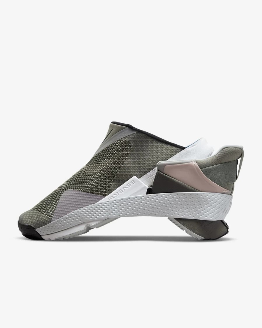Nike Go FlyEase Easy On/Off Shoes for Men & Women - Light Army/Black/Summit White