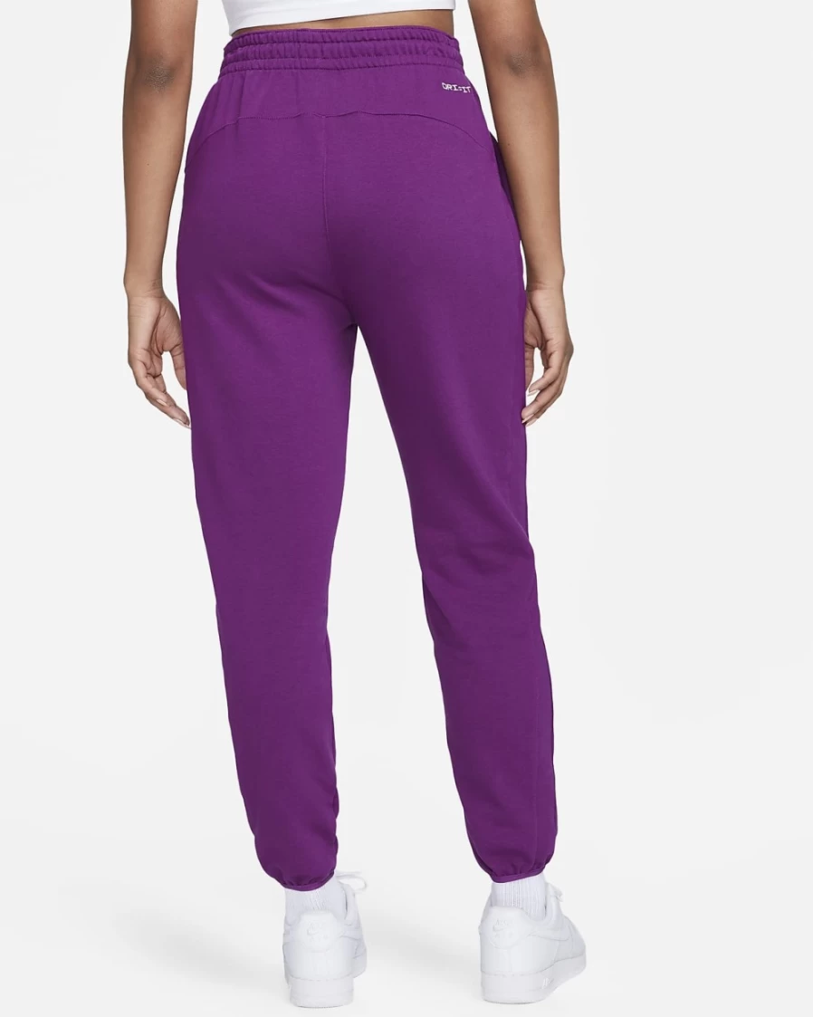 Nike Dri-FIT Swoosh Fly Women's Basketball Pants - Viotech/Pinksicle Color