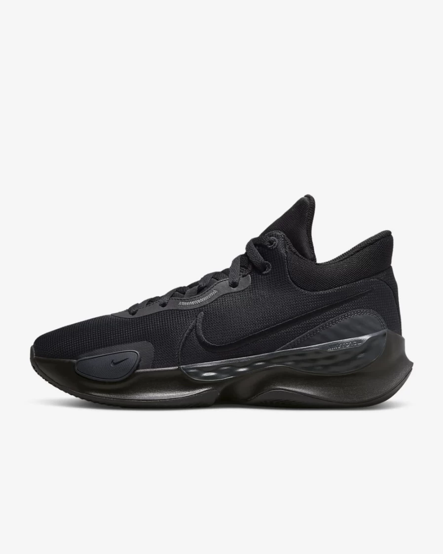 Nike Renew Elevate 3 Basketball Shoes for Men & Women - Black/Anthracite/Black