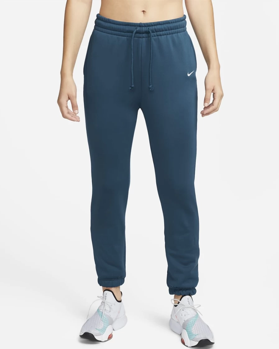Nike Women's Therma-FIT All Time Training Pants - Valerian Blue/White