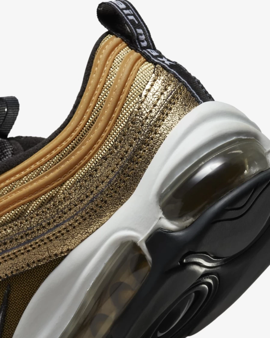 Nike Air Max 97 Women's Sneakers in Twine/Metallic Gold/Off Noir/White - Running Shoes for Women