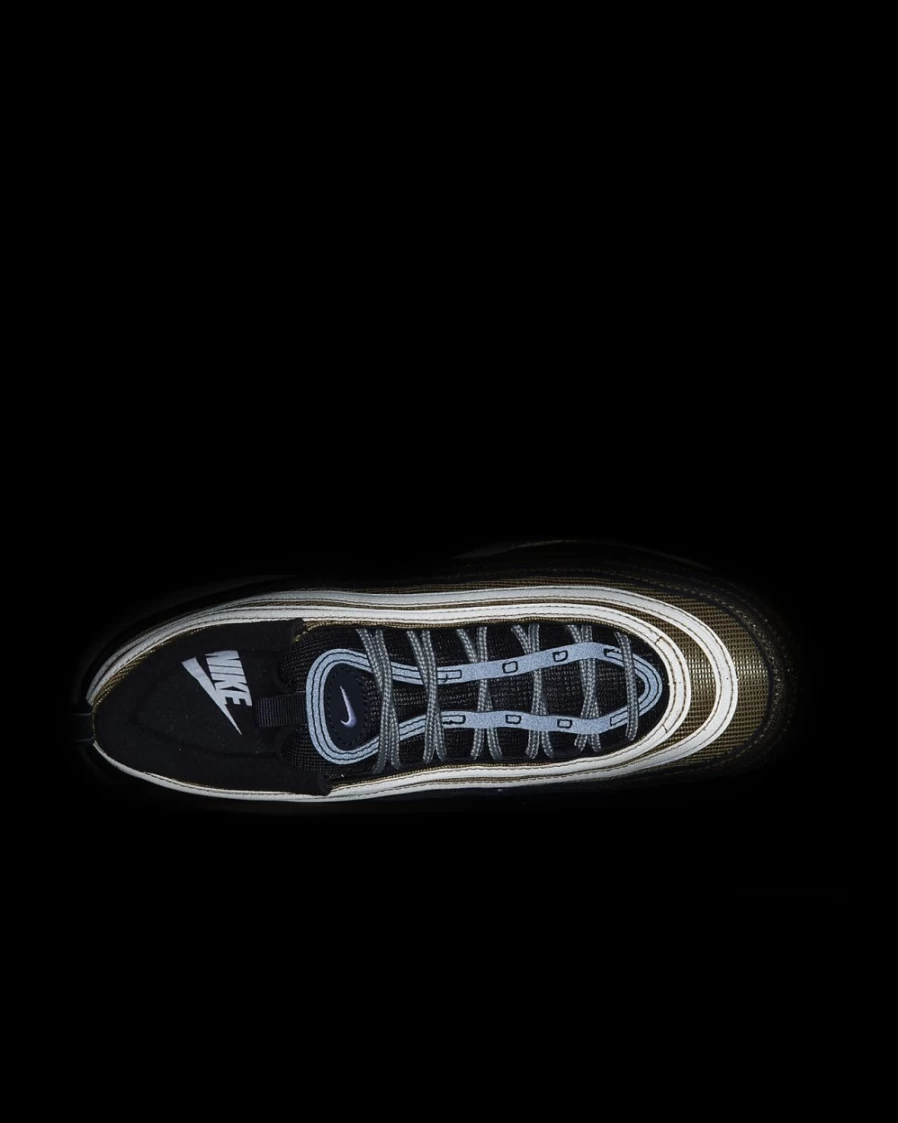 Nike Air Max 97 Women's Sneakers in Twine/Metallic Gold/Off Noir/White - Running Shoes for Women