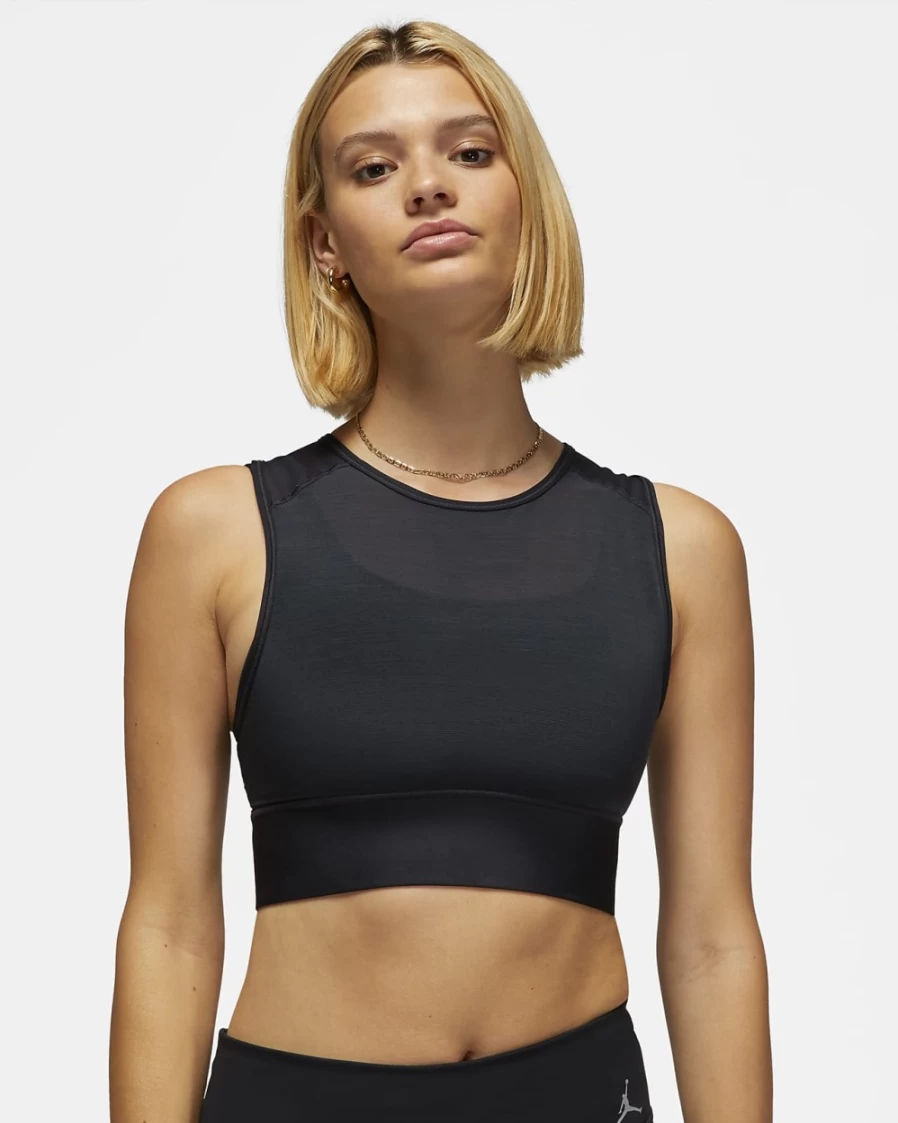 Nike Women's Medium-Support Lightly Lined Sports Bra - Black/Stealth