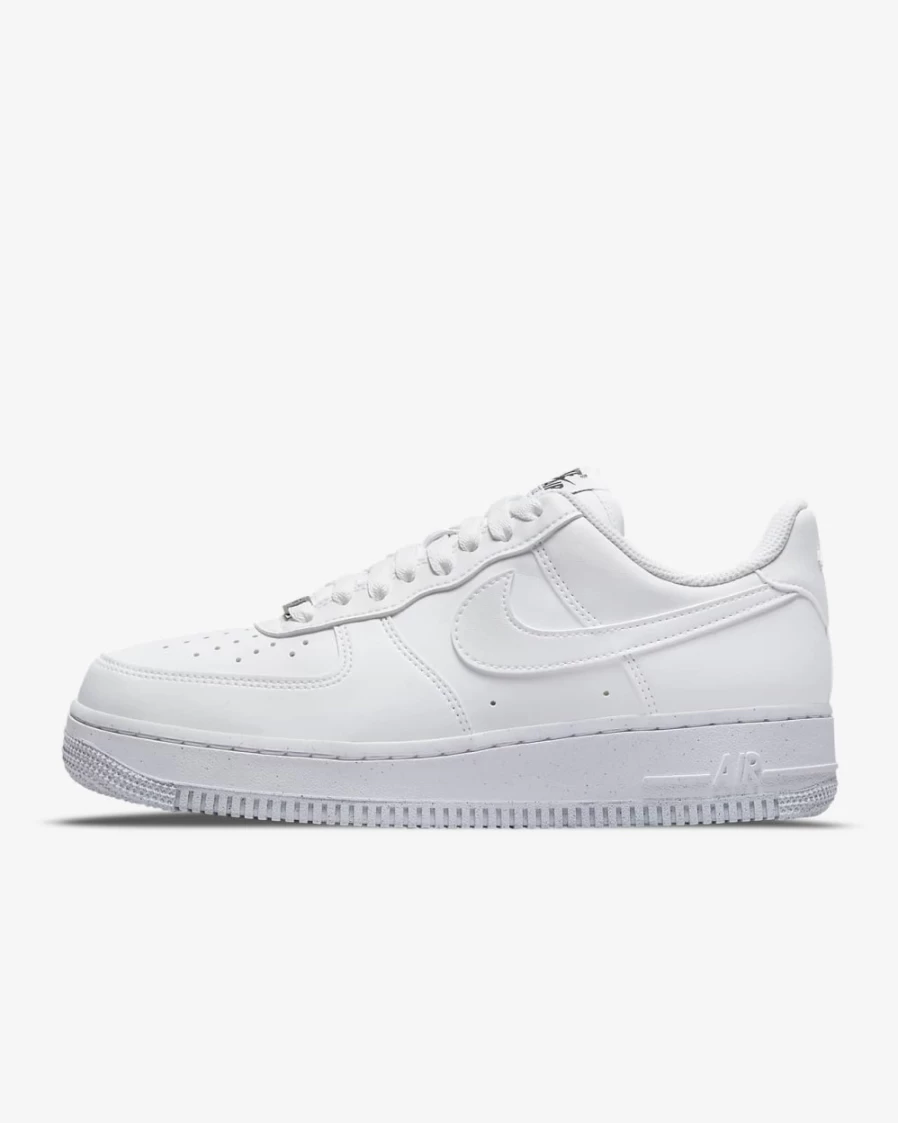 Nike Air Force 1 '07 Next Nature Women's Shoes - White/Black/Metallic Silver