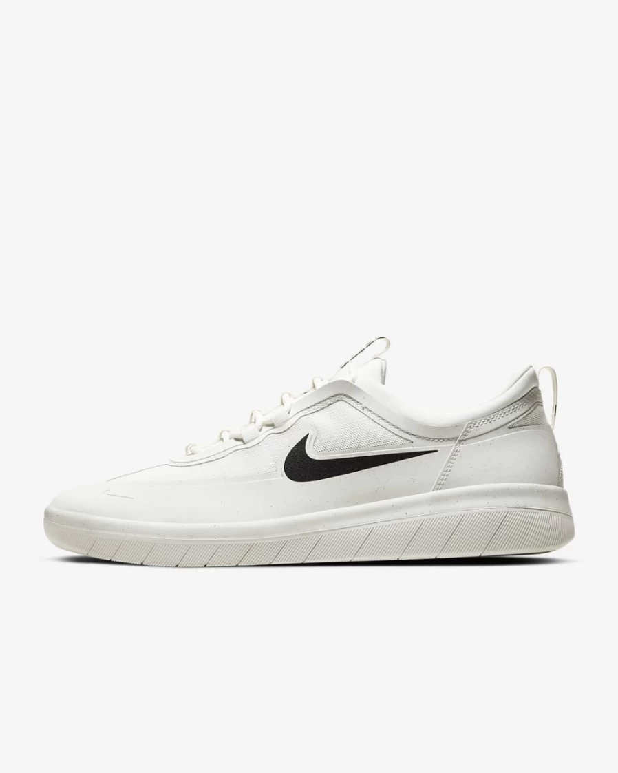 Nike SB Nyjah Free 2 Skate Shoes for Men & Women - Summit White/Black
