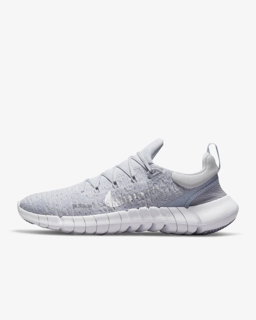 Nike Free Run 5.0 Next Nature Women's Running Shoes - Pure Platinum/Ghost/Metallic Silver