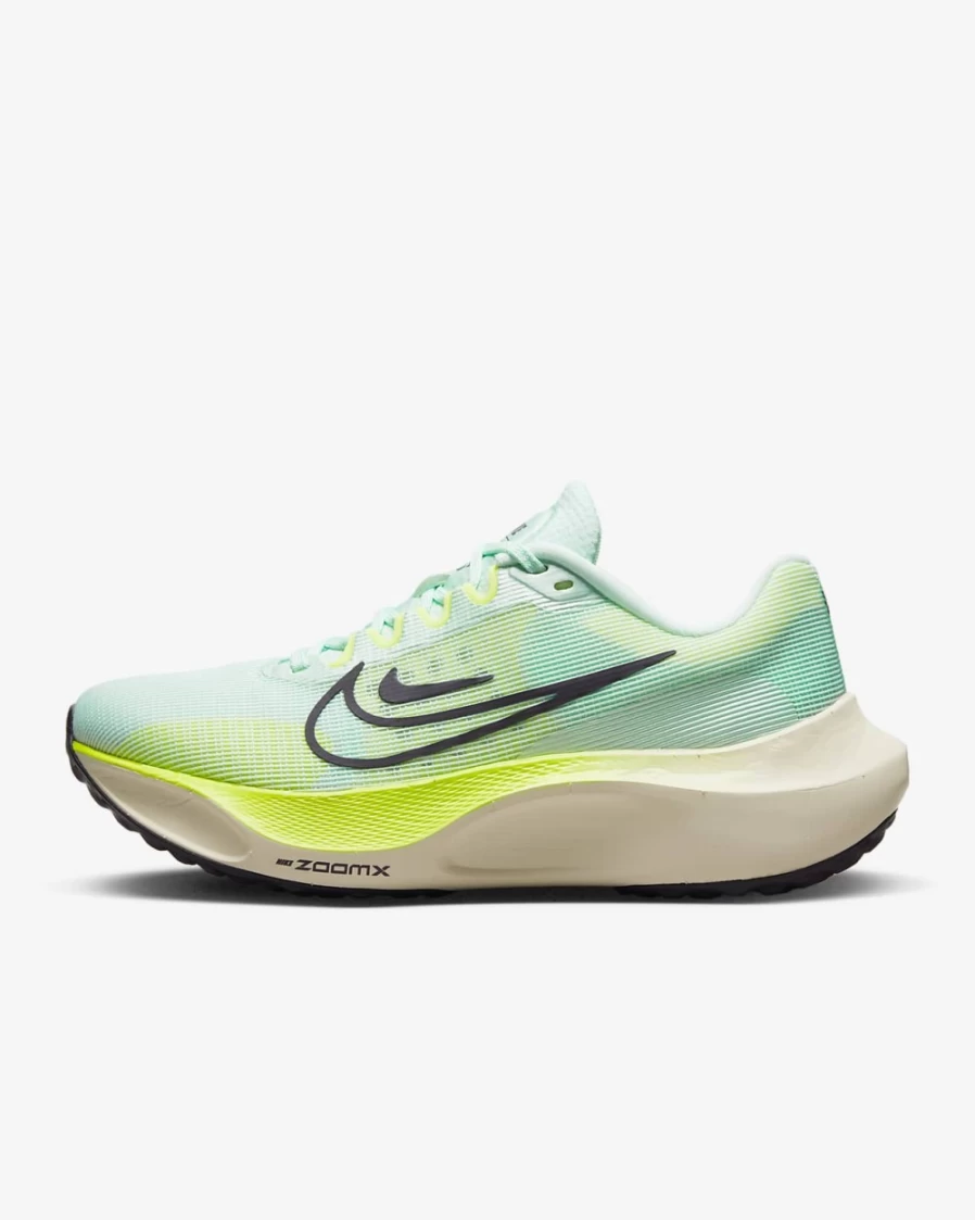 Nike Zoom Fly 5 Women's Road Running Shoes - Mint Foam/Ghost Green/Coconut Milk/Cave Purple Colorway