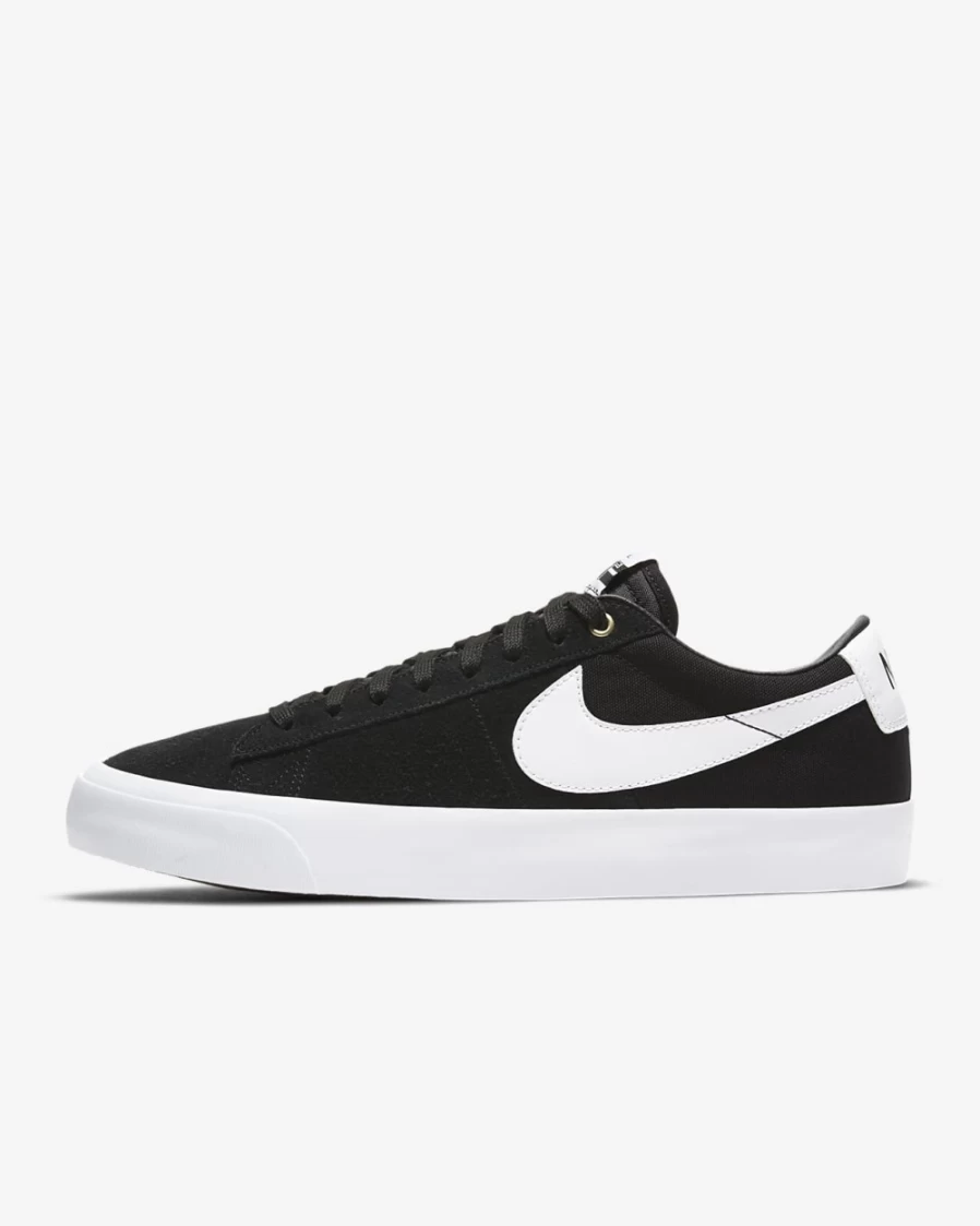 Nike SB Zoom Blazer Low Pro GT Skate Shoes for Men & Women - Black/Gum Light Brown/White