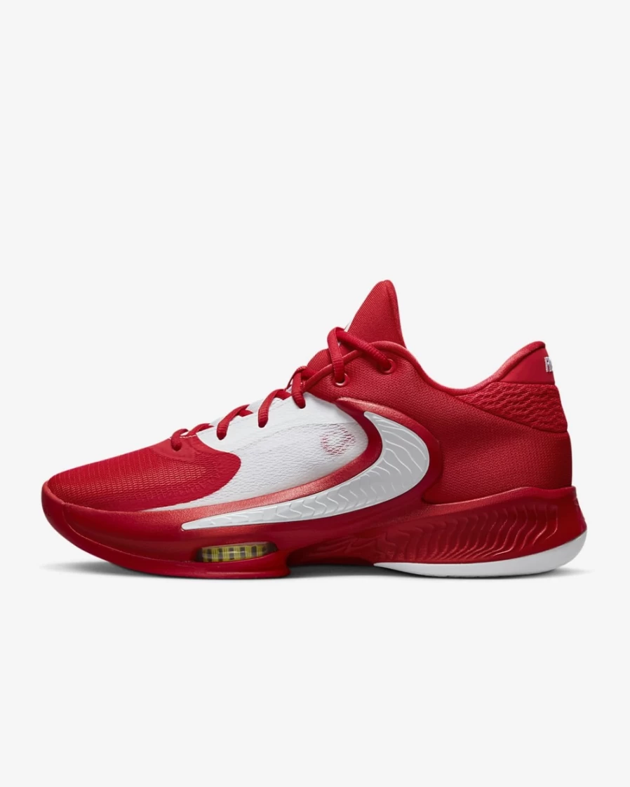 Nike Zoom Freak 4 Team Basketball Shoes for Men & Women - University Red/White
