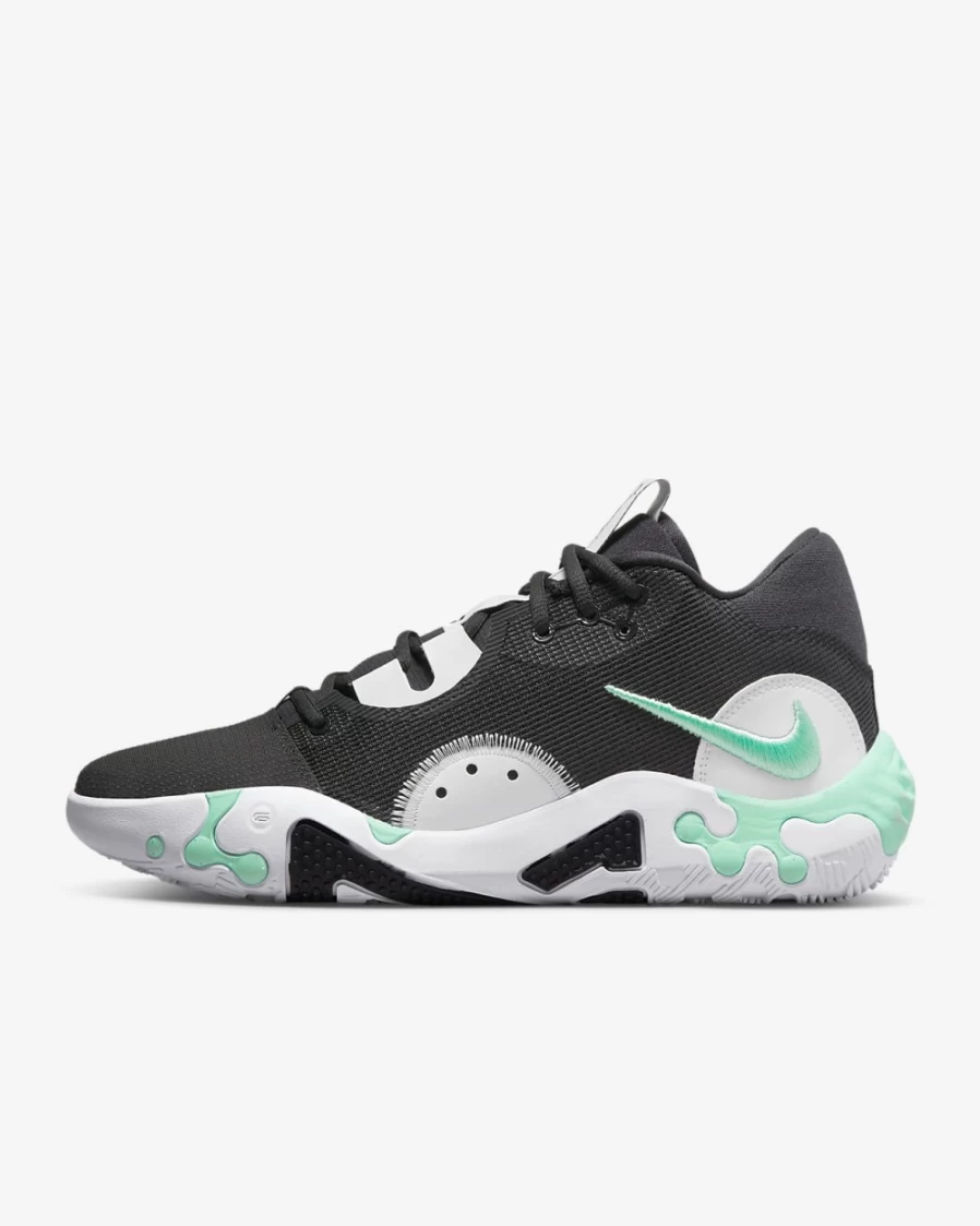 Nike PG 6 Basketball Shoes for Men & Women - Black/White/Mint Foam