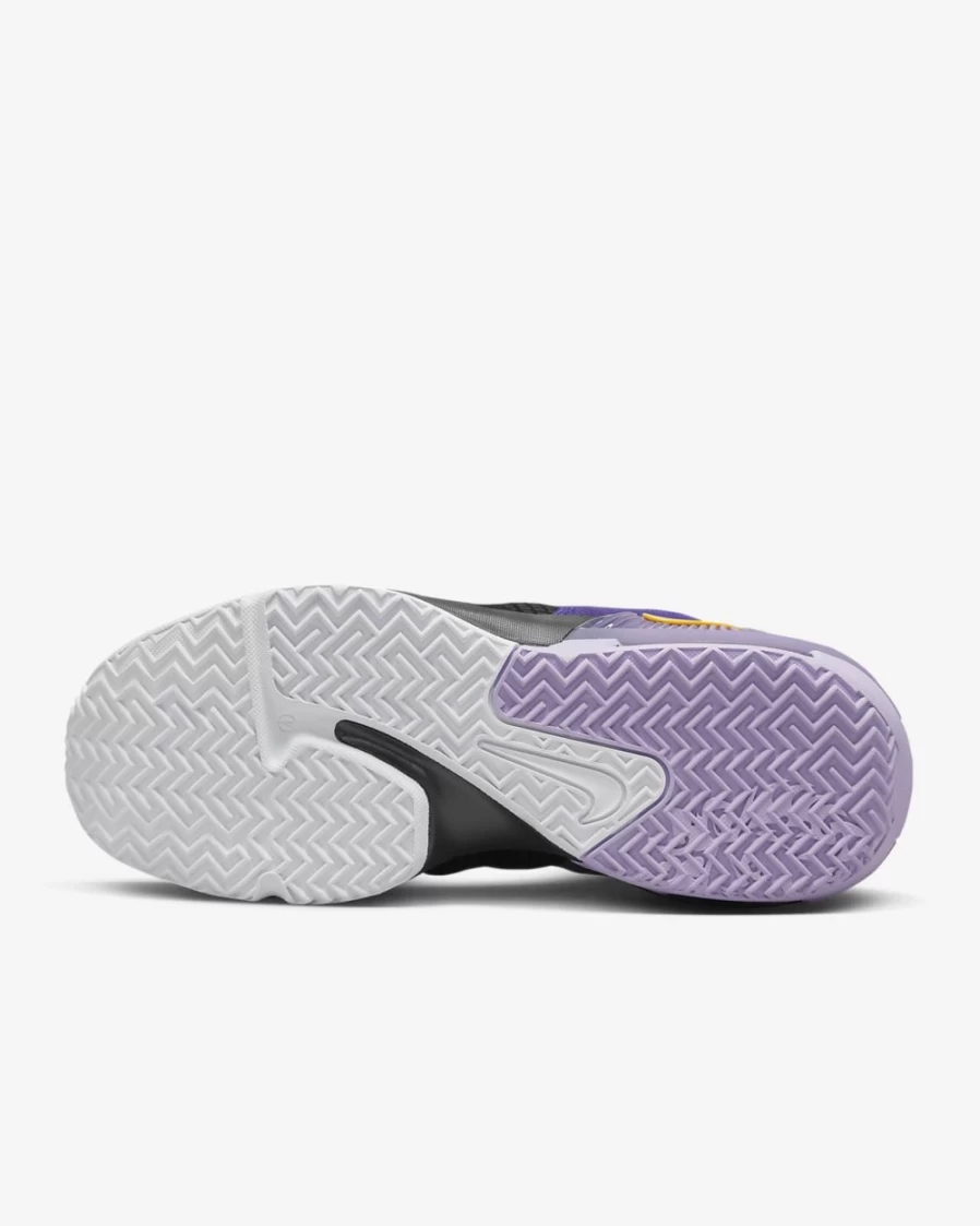 Nike LeBron Witness 7 Basketball Shoes for Men & Women - Black/Lilac/Court Purple/University Gold