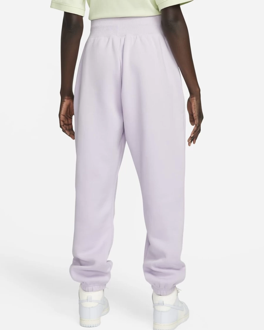 Nike Women's High-Waisted Oversized Fleece Sweatpants in Doll/Sail - Phoenix Collection Sportswear