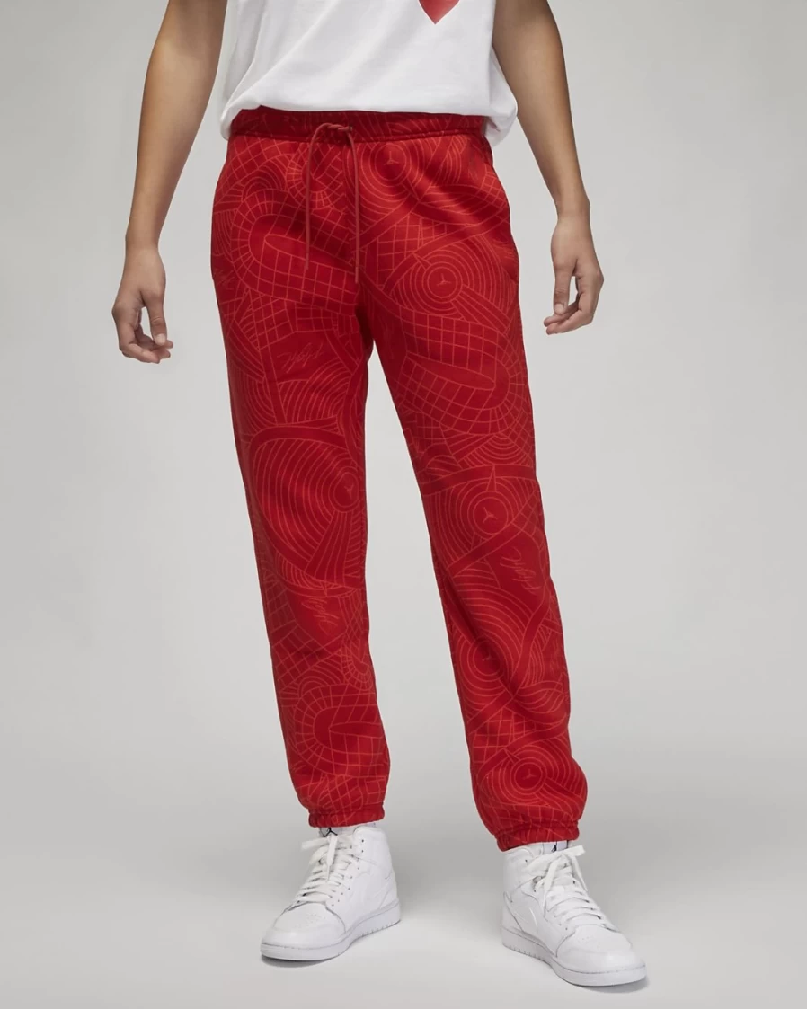 Nike Women's Jordan Brooklyn Fleece Pants - Gym Red