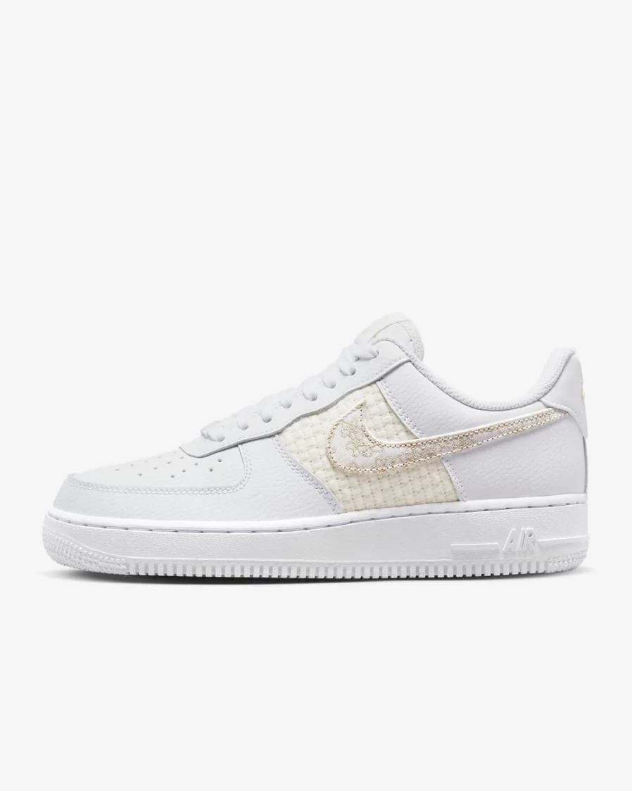 Nike Air Force 1 '07 SE Women's Shoes - White/Sail/Lemon Wash/Multi-Color