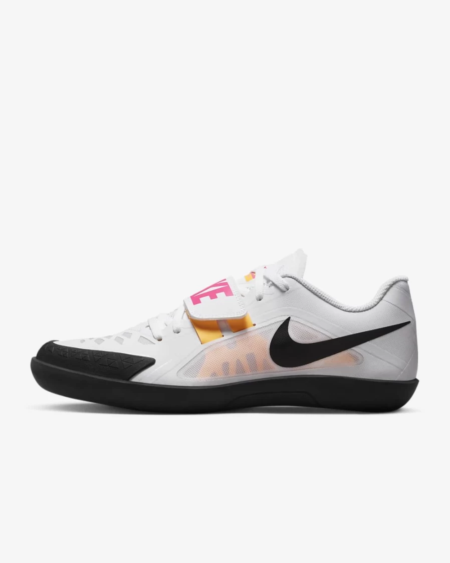 Nike Zoom Rival SD 2 Track & Field Throwing Shoes for Men & Women - White/Hyper Pink/Laser Orange/Black