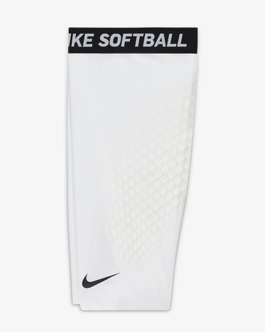 Nike Women's Team White/Team Black Softball Slider Shorts