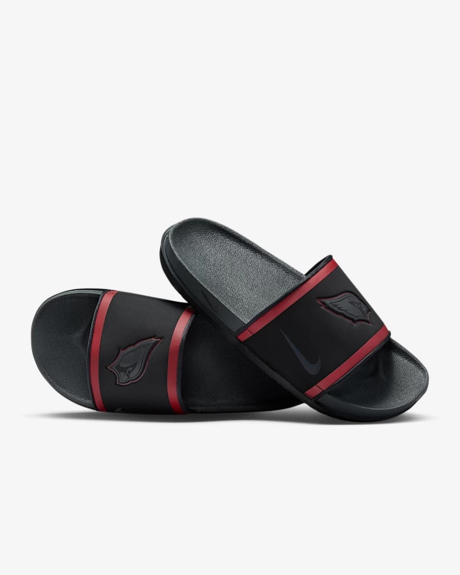 Nike Offcourt Slide NFL Arizona Cardinals Sandals for Men & Women - Black/Tough Red/White/Anthracite