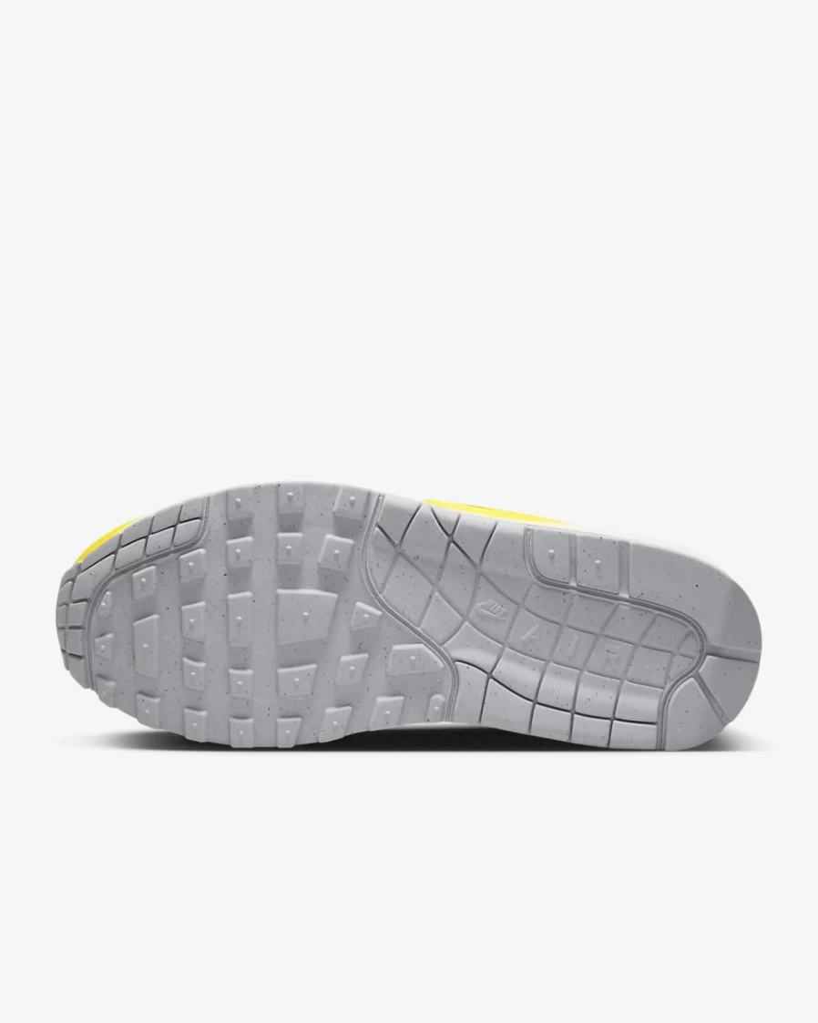 Nike Air Max 1 Women's Sneakers in Photon Dust/Wolf Grey/Sail/Tour Yellow