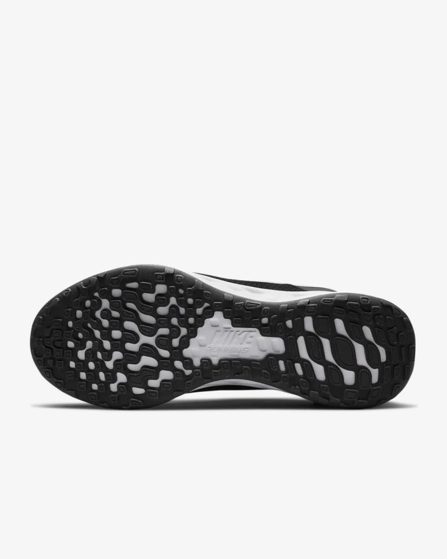 Nike Revolution 6 FlyEase Next Nature Women's Road Running Shoes - Black/Dark Smoke Grey/Cool Grey/White, Easy On/Off Design