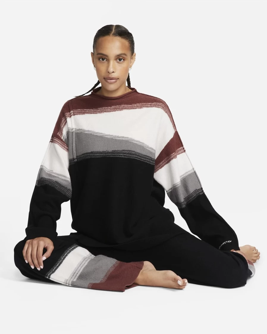 Nike Therma-FIT ADV Women's Yoga Top - Black/Black