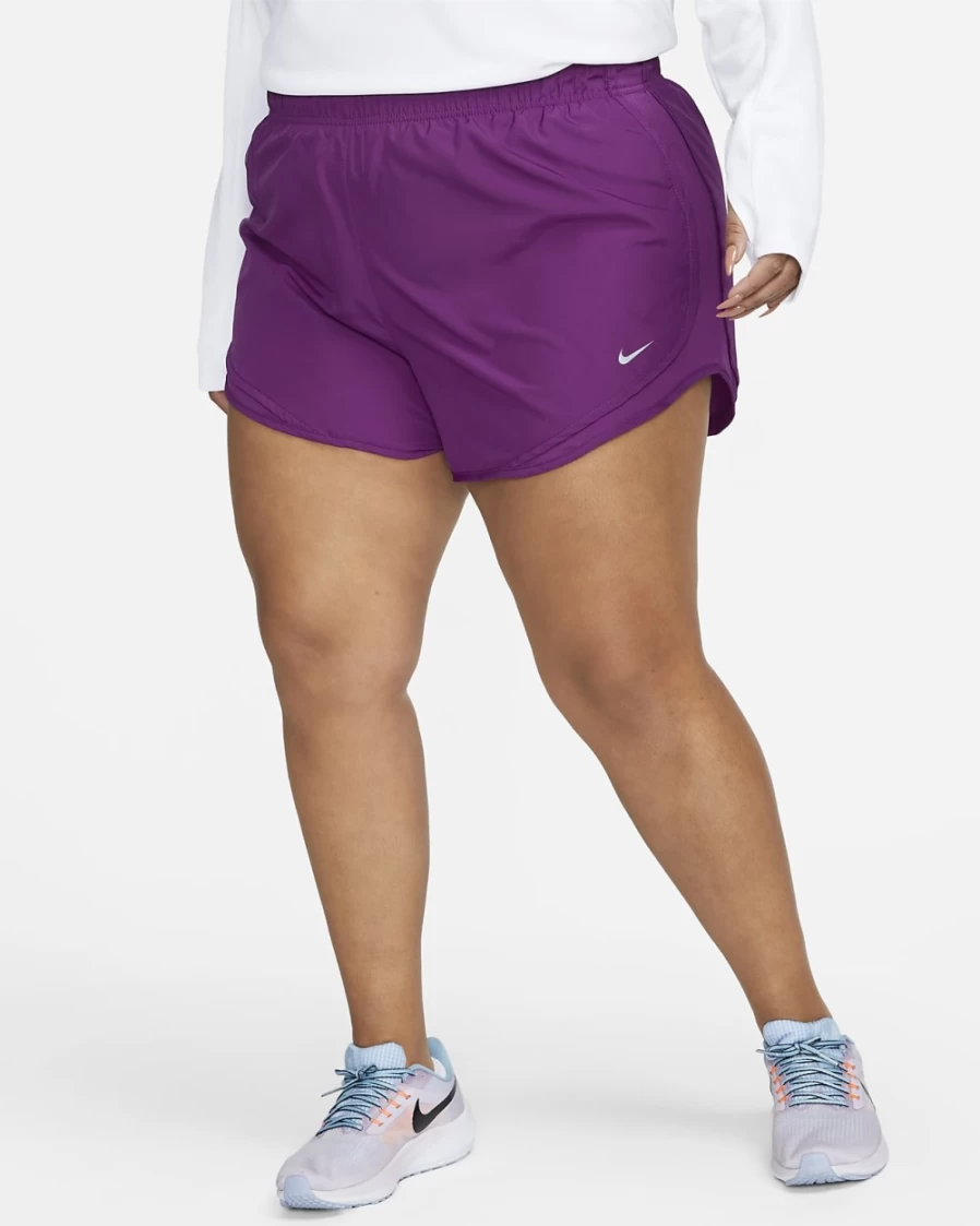 Nike Tempo Women's Plus Size Running Shorts - Viotech/Wolf Grey