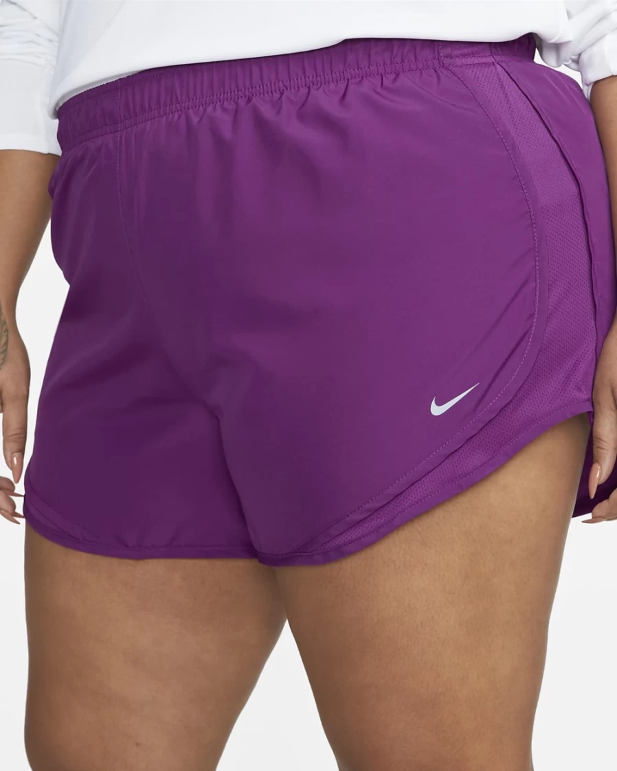 Nike Tempo Women's Plus Size Running Shorts - Viotech/Wolf Grey
