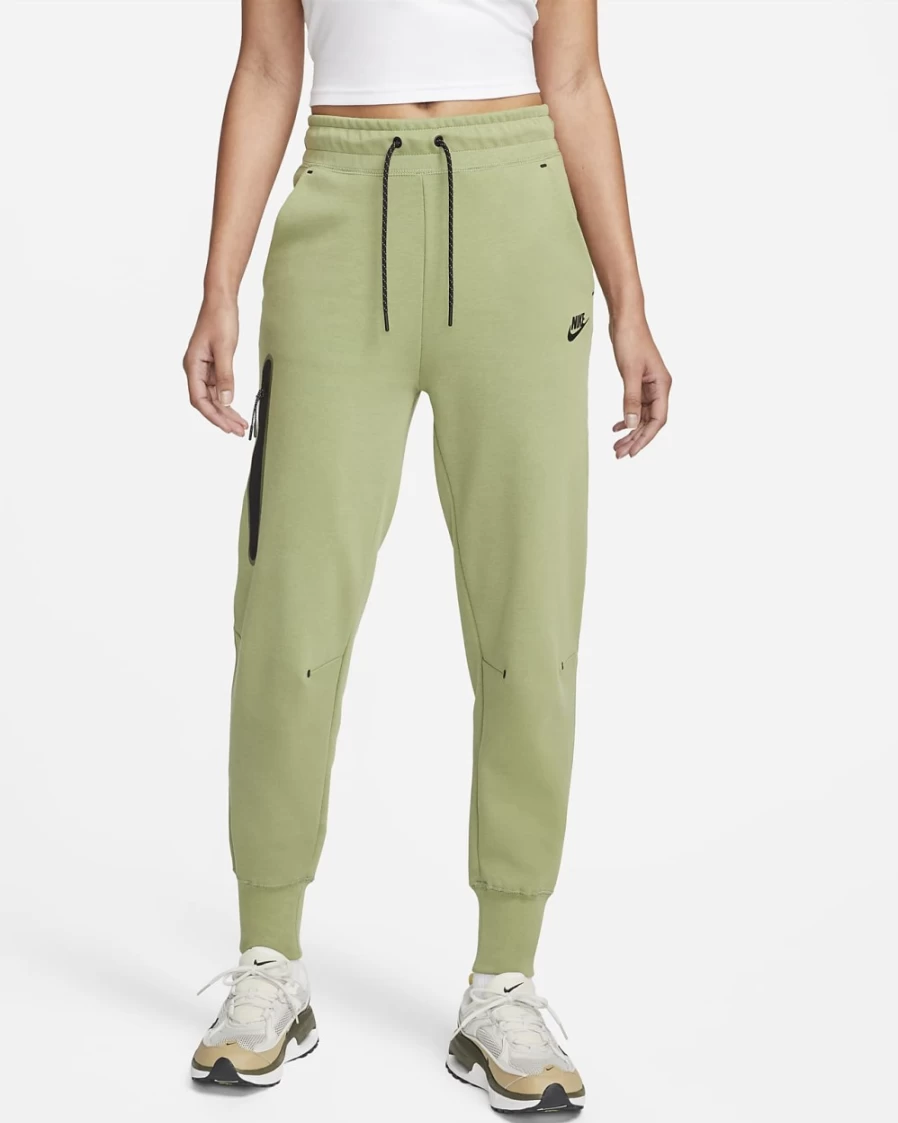 Nike Tech Fleece Women's Jogger Pants - Alligator/Black - Sportswear Comfort & Style