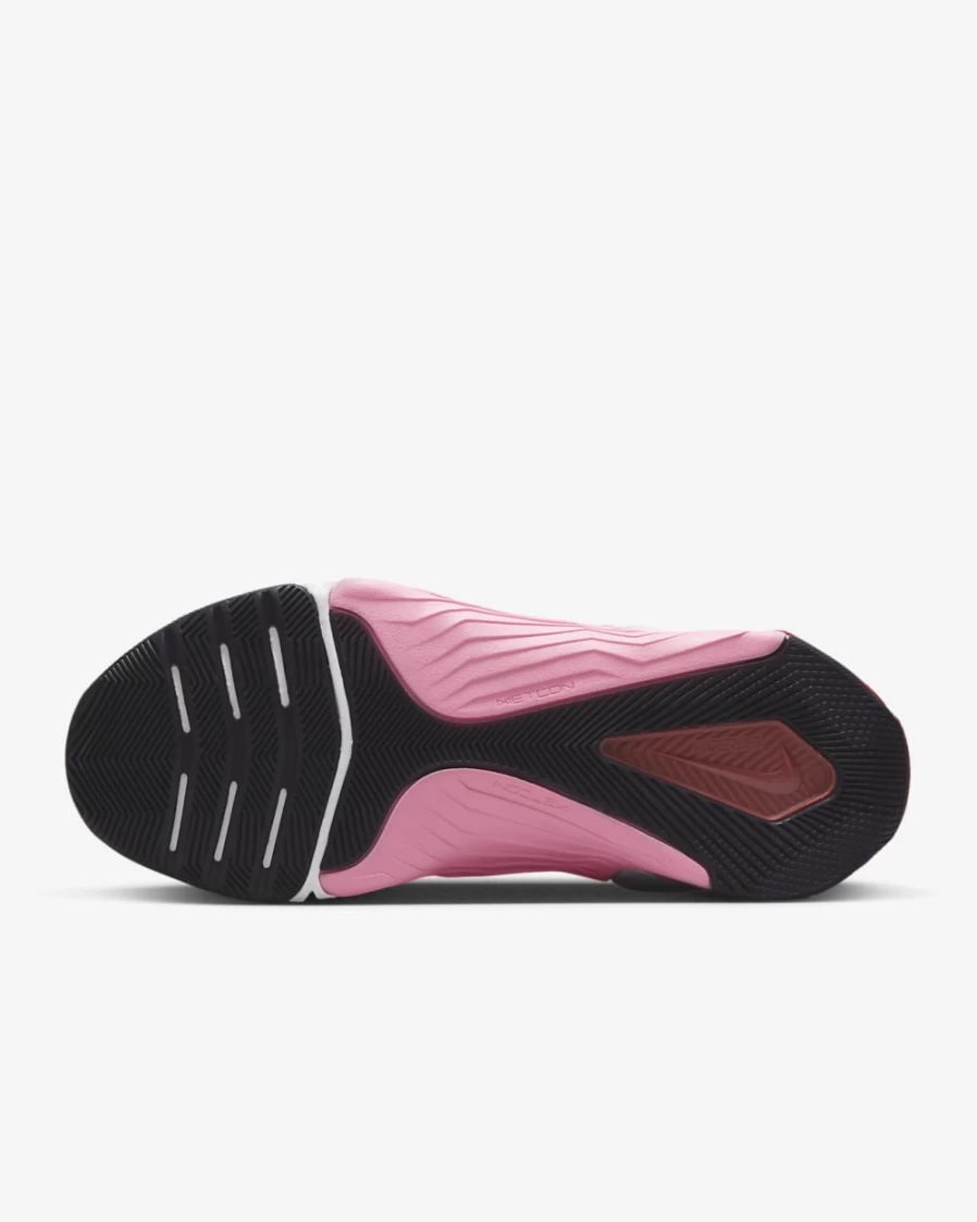 Nike Metcon 8 FlyEase Women's Training Shoes - Barely Rose/Pink Rise/Canyon Rust/Cave Purple - Easy On/Off Design