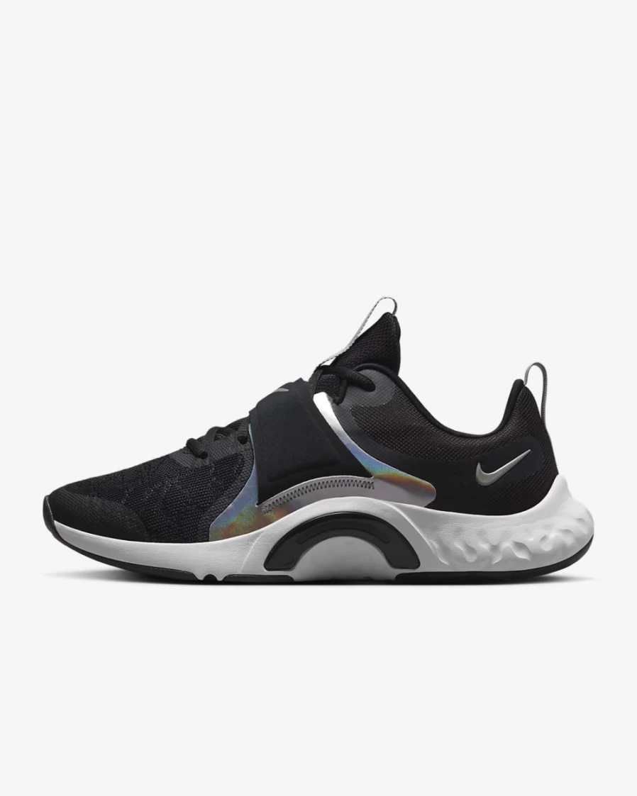 Nike Women's Renew In-Season TR 12 Premium Training Shoes - Black/White/Multi-Color Cross-Trainers