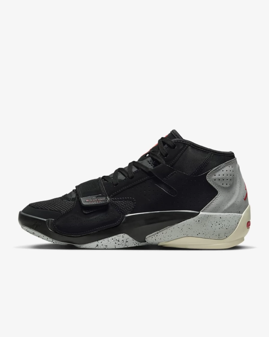 Nike Zion 2 Basketball Shoes for Men & Women - Black/Black/Light Smoke Grey/Siren Red