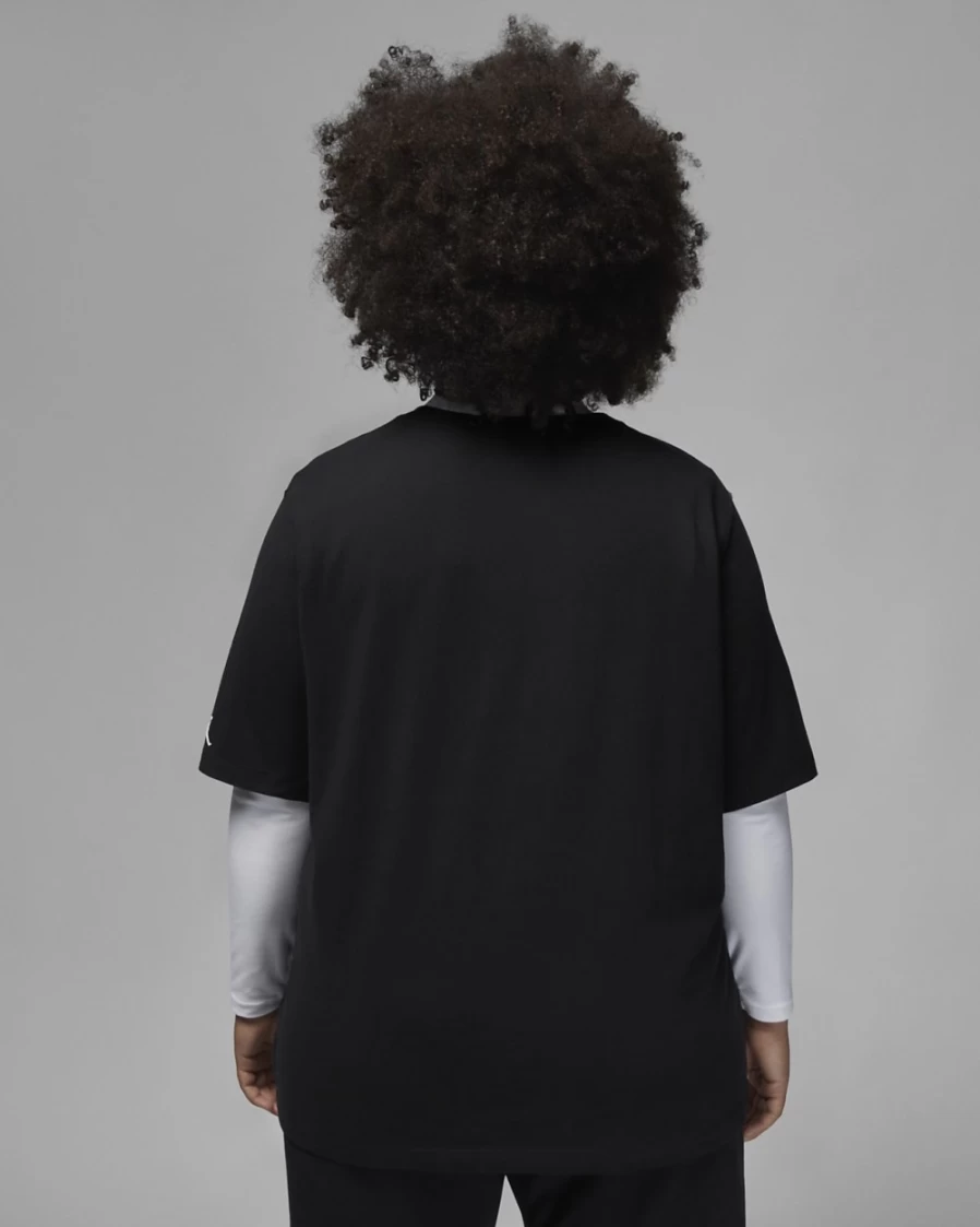 Nike Jordan Flight Women's Plus Size Black Graphic T-Shirt