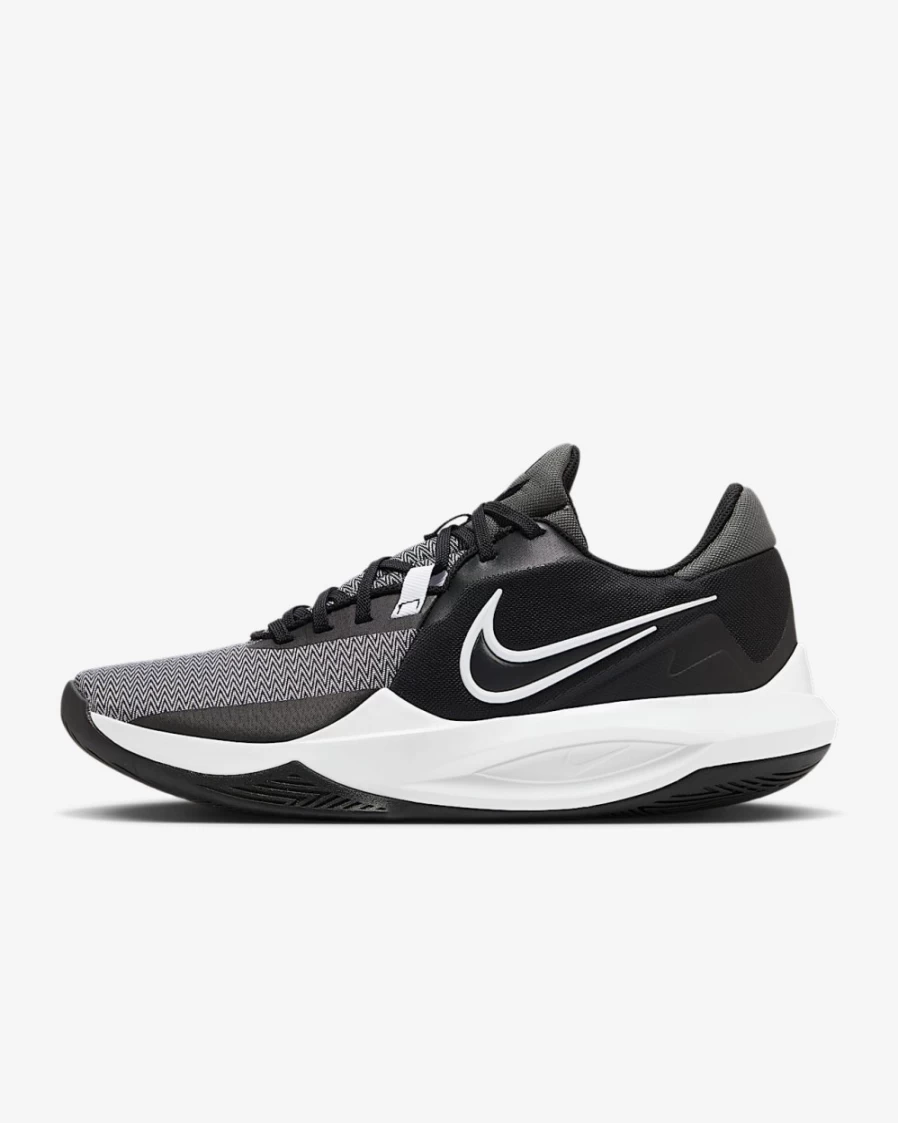 Nike Precision 6 Basketball Shoes for Men & Women - Black, Iron Grey, White Colorways