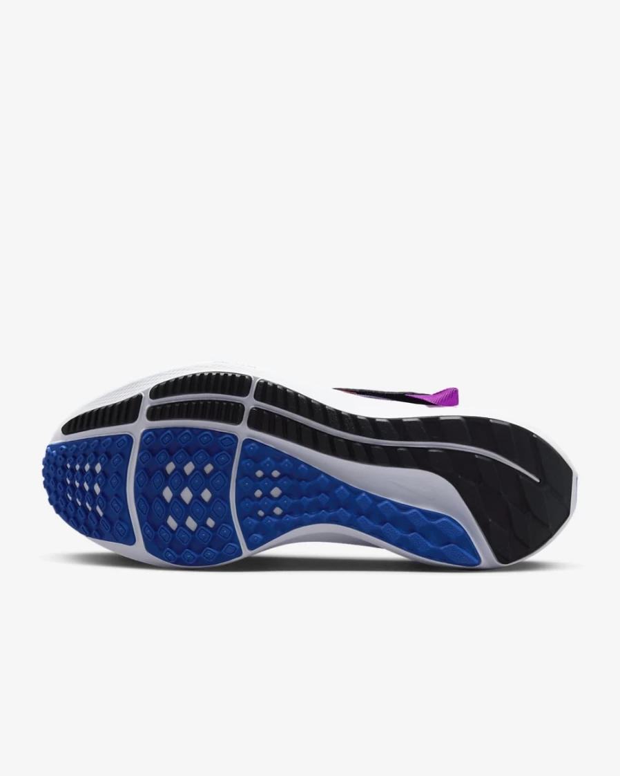 Nike Pegasus FlyEase Women's Road Running Shoes - Fuchsia Dream/Black/White/Bright Crimson - Easy On/Off Design