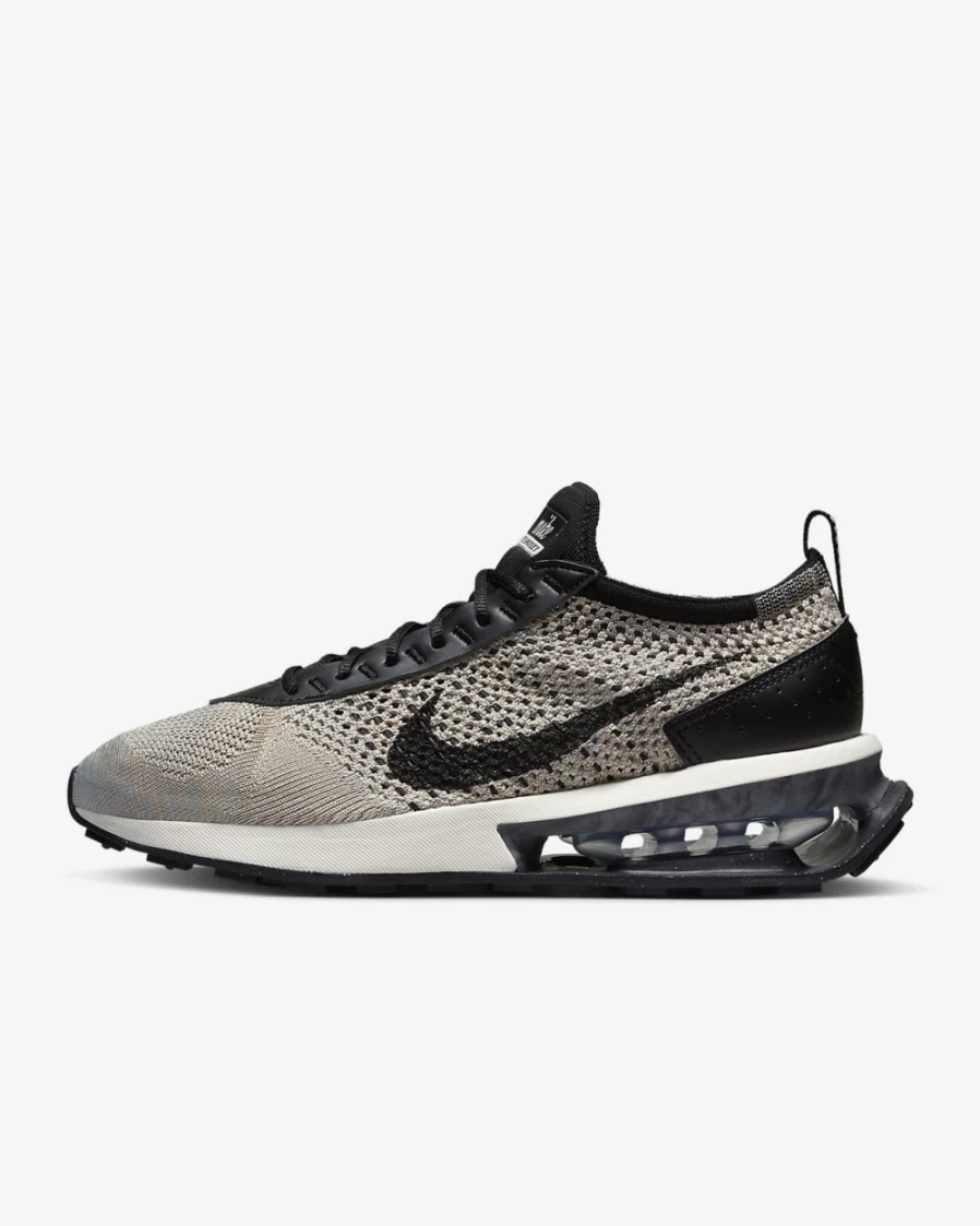 Nike Air Max Flyknit Racer Women's Running Shoes - Sesame/Ocean Cube/Pink Oxford/Black