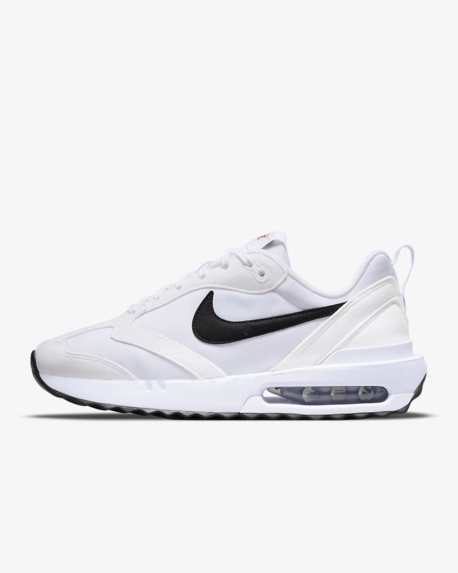 Nike Air Max Dawn Women's Running Shoes - White/Total Orange/Black