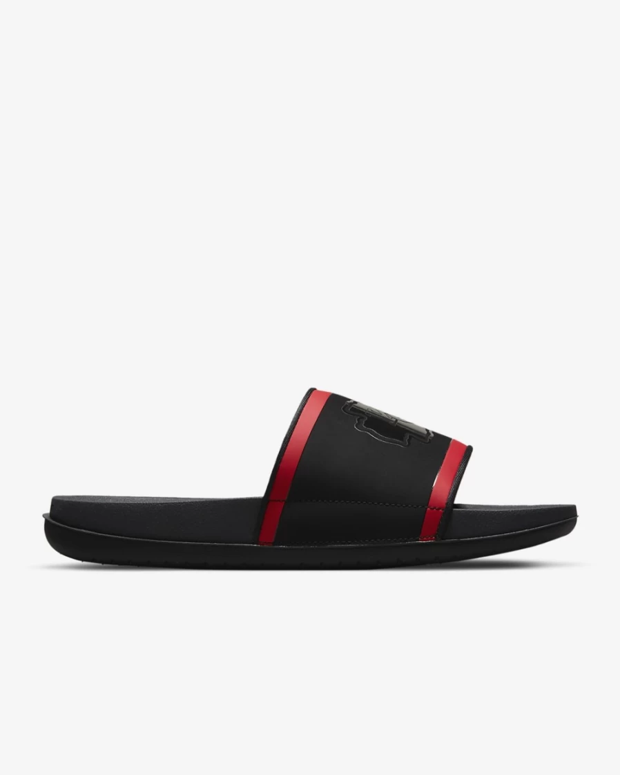 Nike Offcourt NFL Kansas City Chiefs Slide Sandals for Men & Women - Black, University Red, University Gold, Anthracite