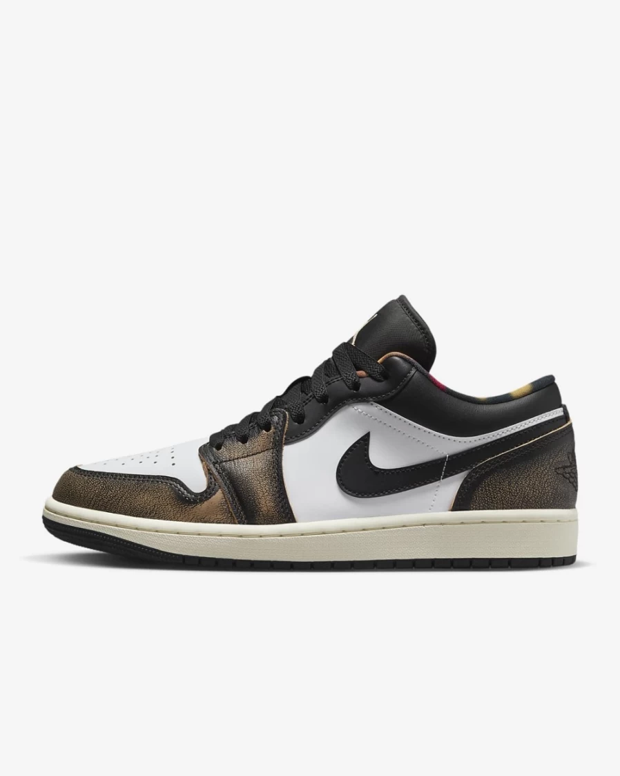 Nike Air Jordan 1 Low SE Men's & Women's Shoes - Black/White/Sail/Onyx