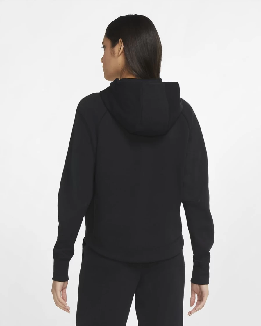 Nike Women's Tech Fleece Windrunner Full-Zip Hoodie - Black/Black