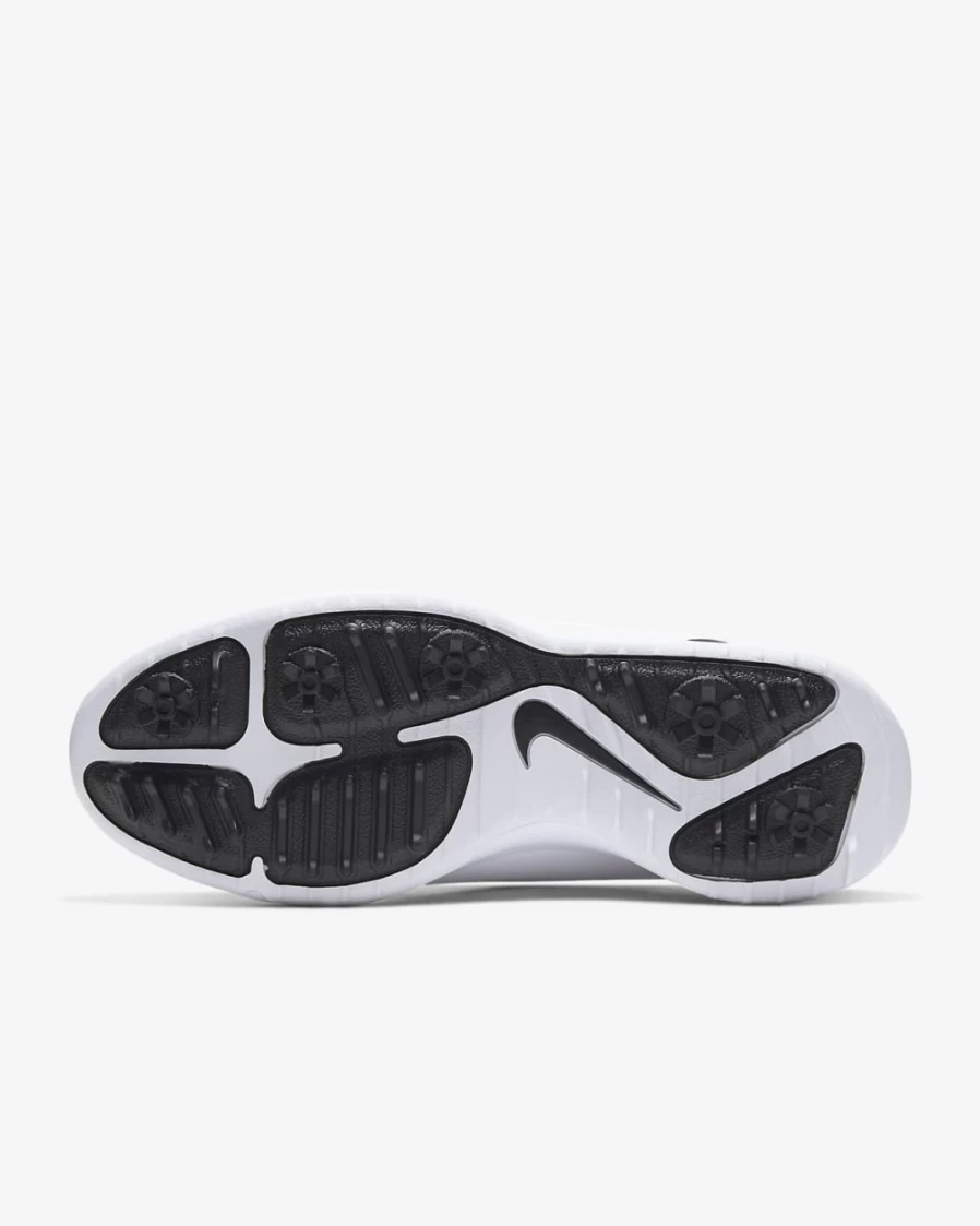Nike Infinity G Golf Shoes for Men & Women - White/Black Spiked Golf Footwear